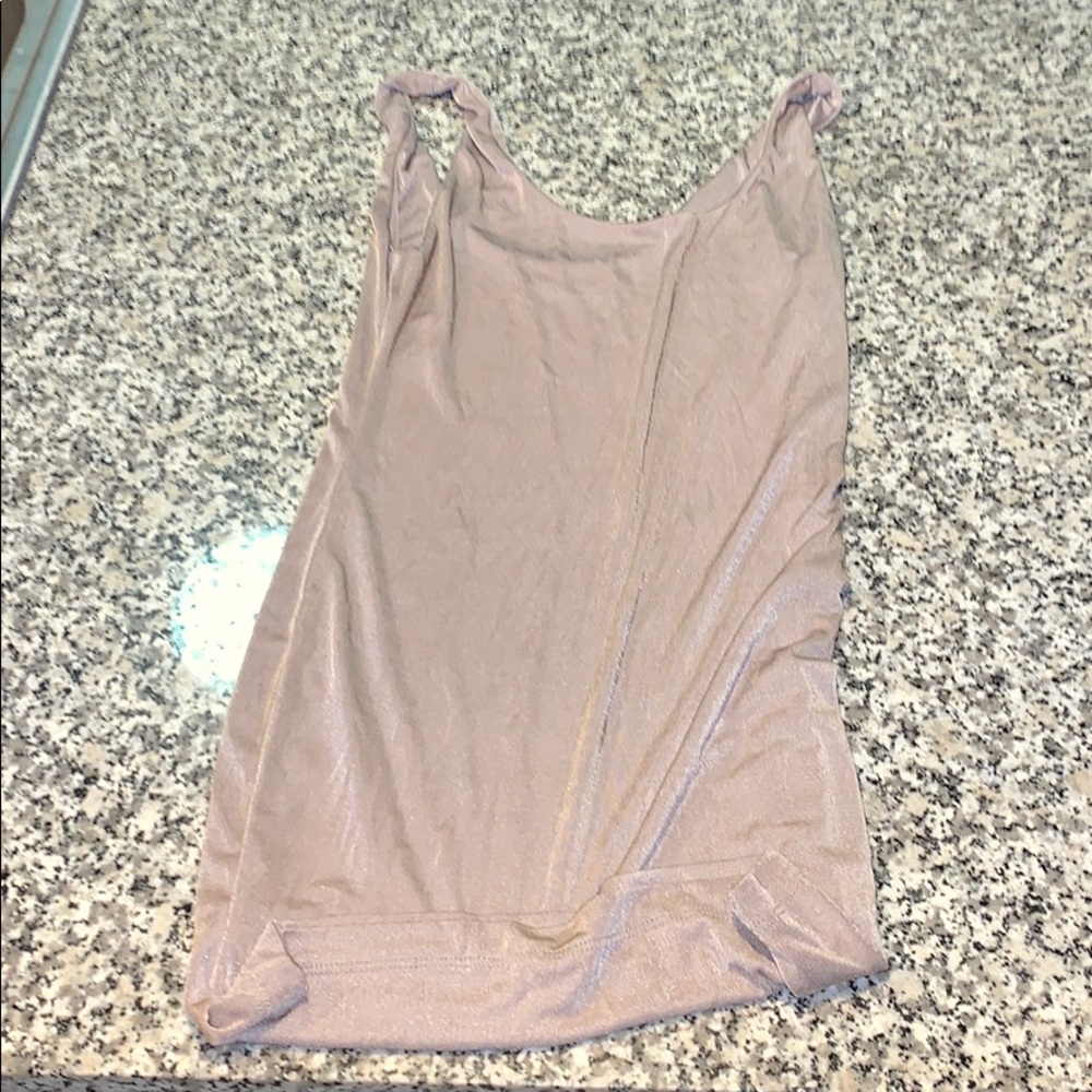 S Mahina Skin Tight Sheer Pink Dress